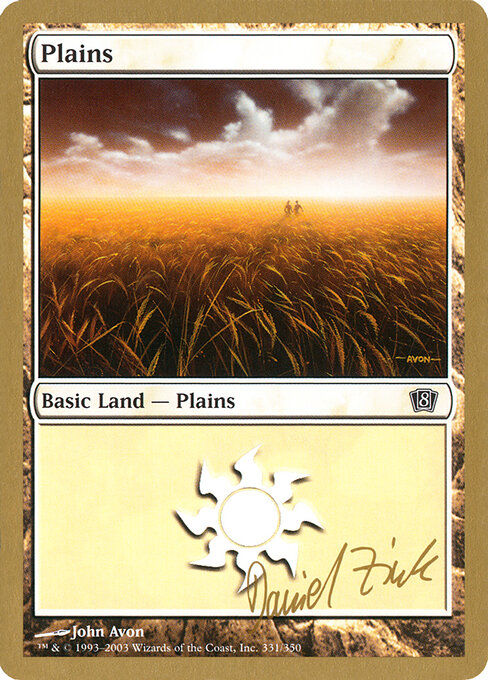Plains — World Championship Decks 2003 #dz331, art by John Avon
