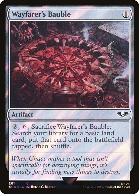 Wayfarer's Bauble — Warhammer 40,000 Commander #261★, art by Helge C. Balzer