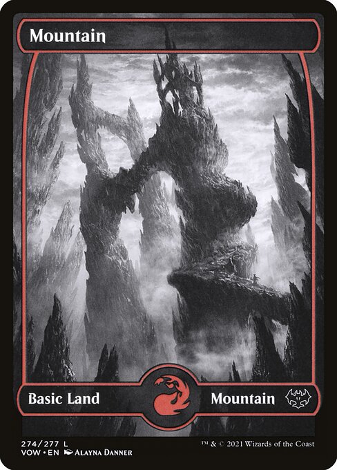 Mountain — Innistrad: Crimson Vow #274, art by Alayna Danner