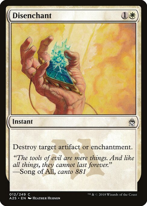 Disenchant — Masters 25 #12, art by Heather Hudson