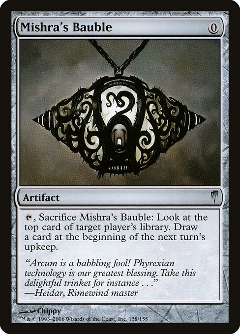 Mishra's Bauble — Coldsnap #138, art by Chippy