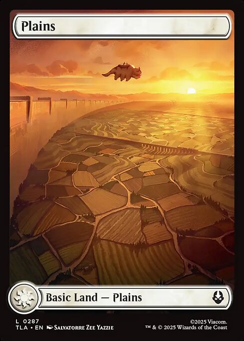 Plains — Avatar: The Last Airbender #287, art by Salvatorre Zee Yazzie