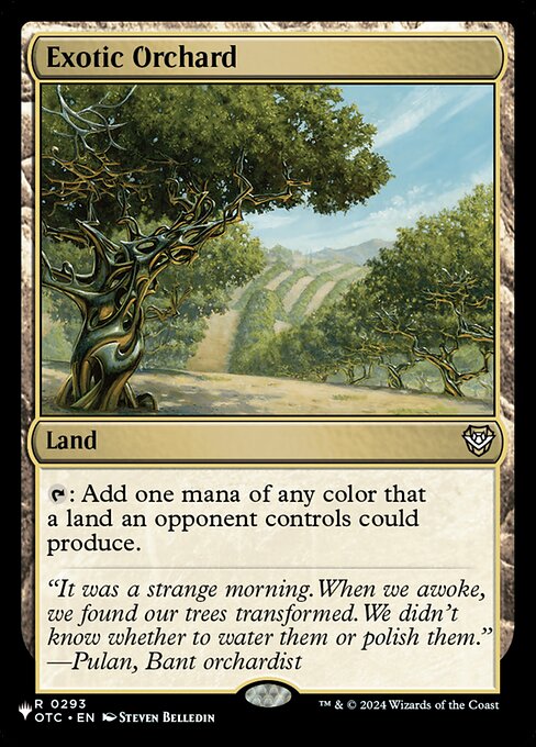 Exotic Orchard — The List #OTC-293, art by Steven Belledin