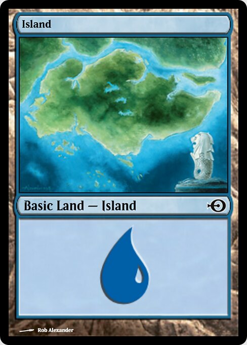 Island — Magic Online Promos #239, art by Rob Alexander