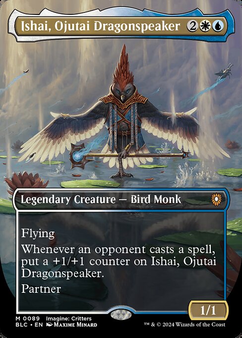 Ishai, Ojutai Dragonspeaker — Bloomburrow Commander #89, art by Maxime Minard