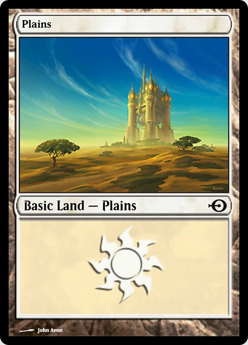 Plains — Magic Online Promos #40046, art by John Avon