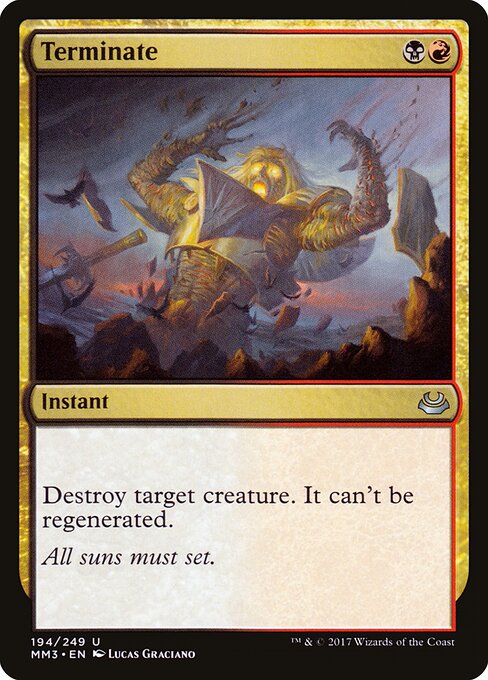 Terminate — Modern Masters 2017 #194, art by Lucas Graciano