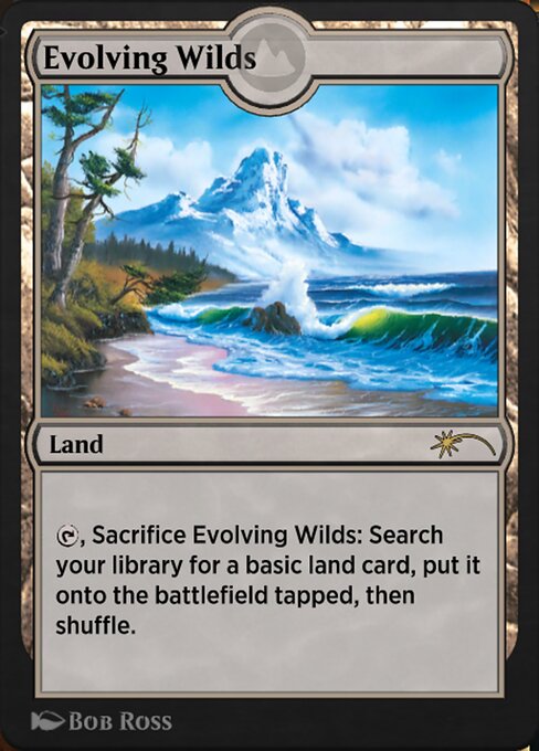 Evolving Wilds — MTG Arena Promos #256, art by Bob Ross