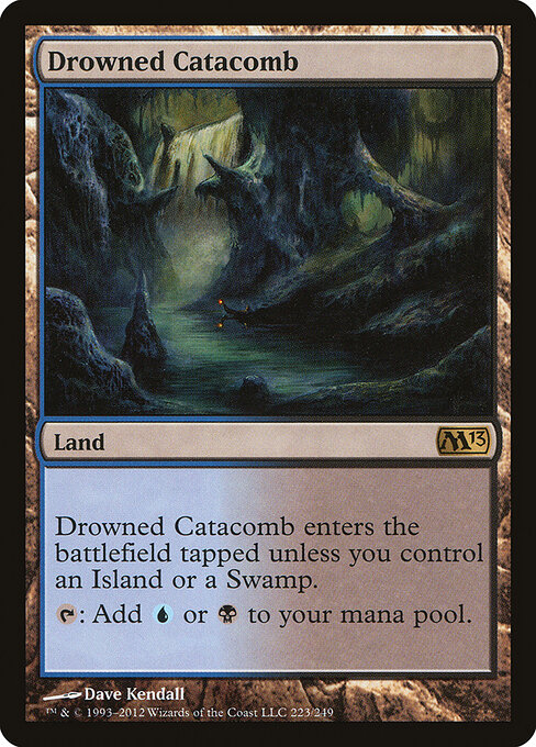 Drowned Catacomb — Magic 2013 #223, art by Dave Kendall