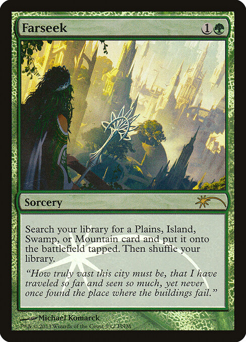 Farseek — Friday Night Magic 2013 #3, art by Michael Komarck