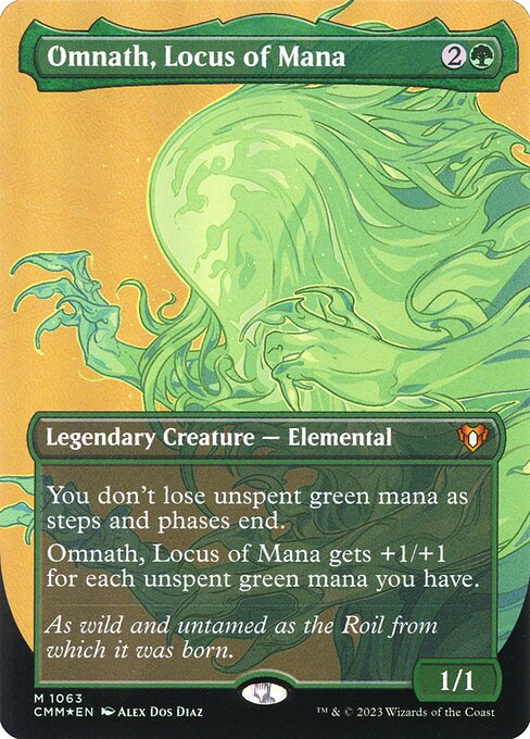 Omnath, Locus of Mana — Commander Masters #1063, art by Alex Dos Diaz