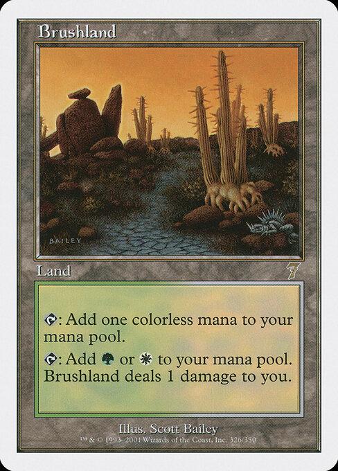 Brushland — Seventh Edition #326, art by Scott Bailey