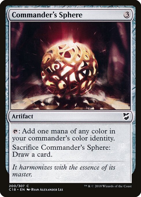 Commander's Sphere — Commander 2018 #200, art by Ryan Alexander Lee
