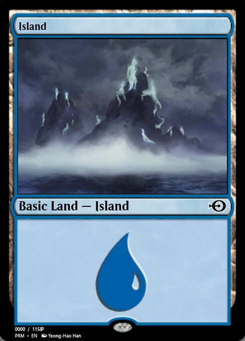 Island — Magic Online Promos #81880, art by Yeong-Hao Han