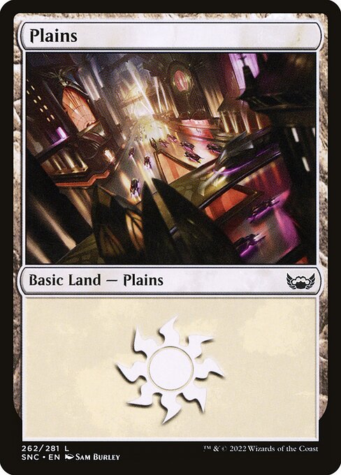 Plains — Streets of New Capenna #262, art by Sam Burley