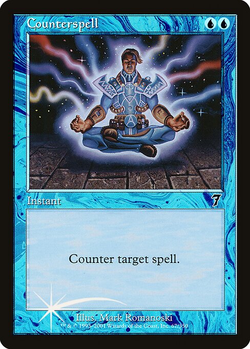 Counterspell — Seventh Edition #67★, art by Mark Romanoski