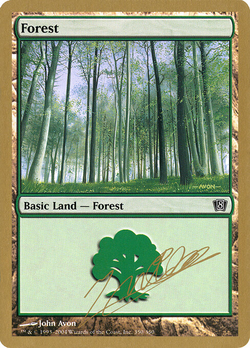 Forest — World Championship Decks 2004 #jn350, art by John Avon