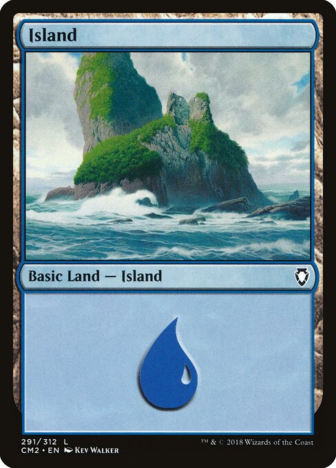 Island — Commander Anthology Volume II #291, art by Kev Walker