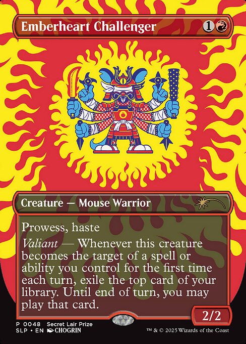 Emberheart Challenger — Secret Lair Promo #48, art by CHOGRIN