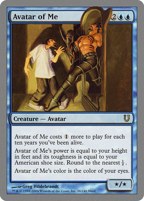 Avatar of Me — Unhinged #26, art by Greg Hildebrandt
