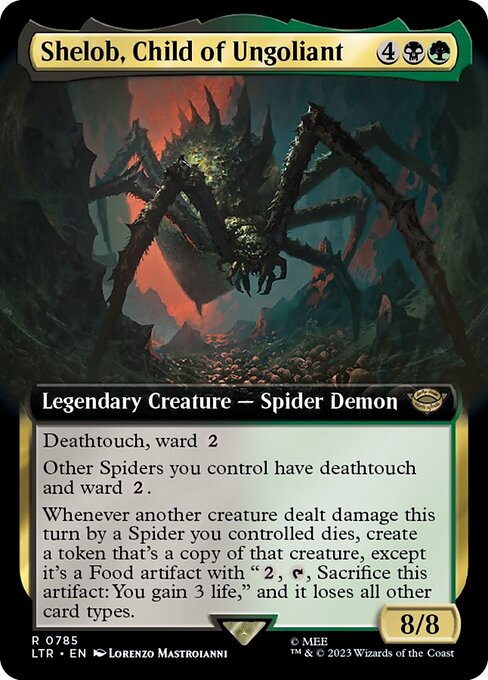 Shelob, Child of Ungoliant — The Lord of the Rings: Tales of Middle-earth #785, art by Lorenzo Mastroianni