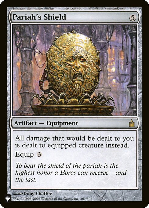 Pariah's Shield — The List #RAV-267, art by Doug Chaffee