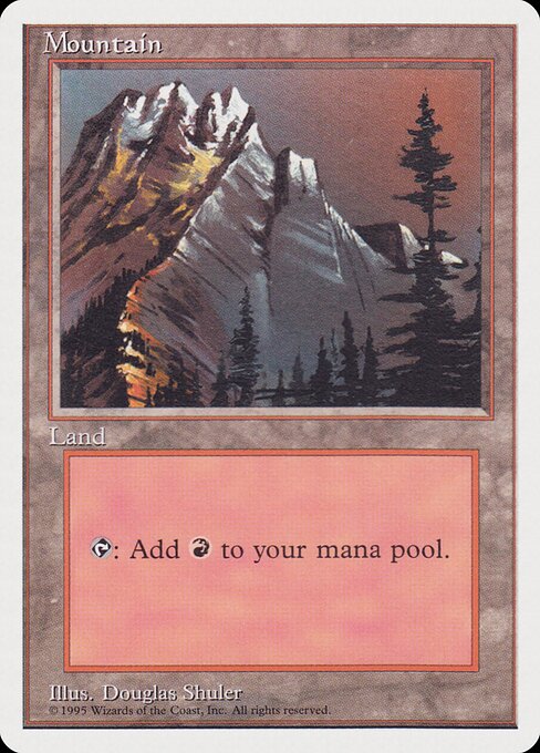 Mountain — Rivals Quick Start Set #60, art by Douglas Shuler