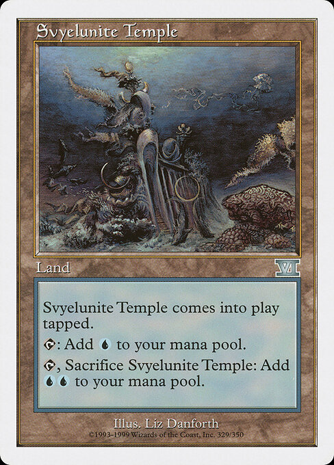 Svyelunite Temple — Classic Sixth Edition #329, art by Liz Danforth