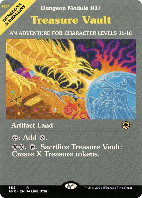 Treasure Vault — Adventures in the Forgotten Realms #358, art by Erol Otus