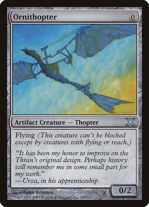 Ornithopter — Tenth Edition #336, art by Dana Knutson