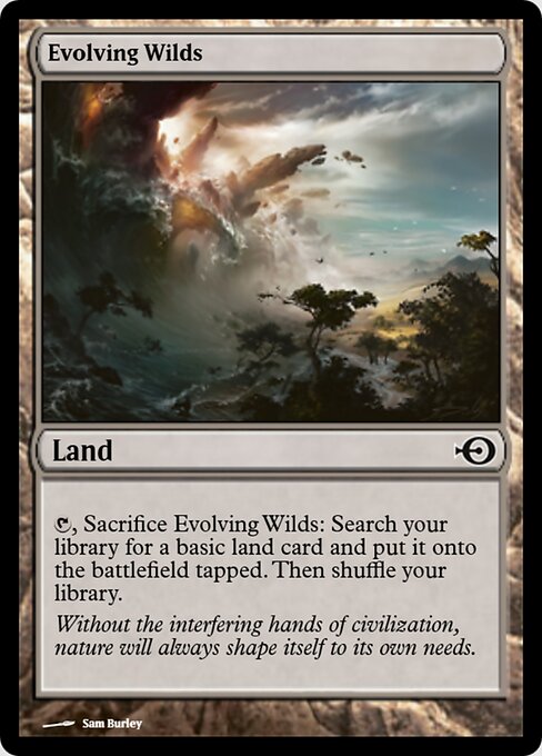 Evolving Wilds — Magic Online Promos #46265, art by Sam Burley