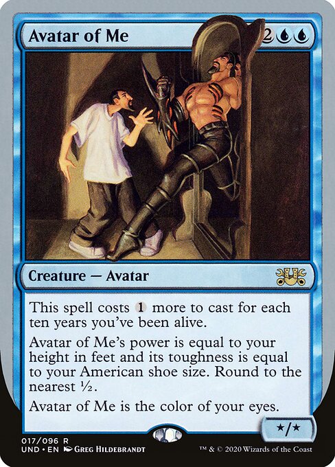 Avatar of Me — Unsanctioned #17, art by Greg Hildebrandt