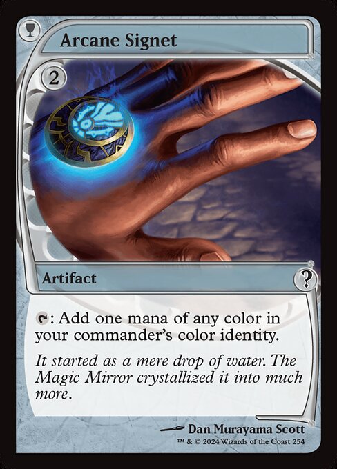 Arcane Signet — Mystery Booster 2 #254, art by Dan Murayama Scott