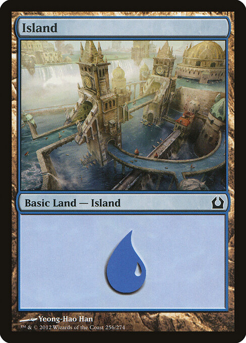 Island — Return to Ravnica #256, art by Yeong-Hao Han