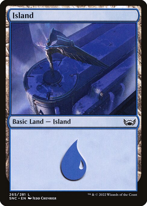 Island — Streets of New Capenna #265, art by Jedd Chevrier