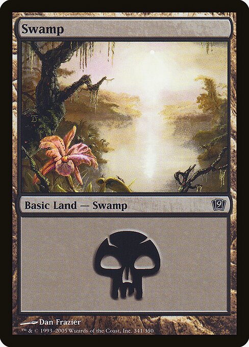 Swamp — Ninth Edition #341★, art by Dan Frazier