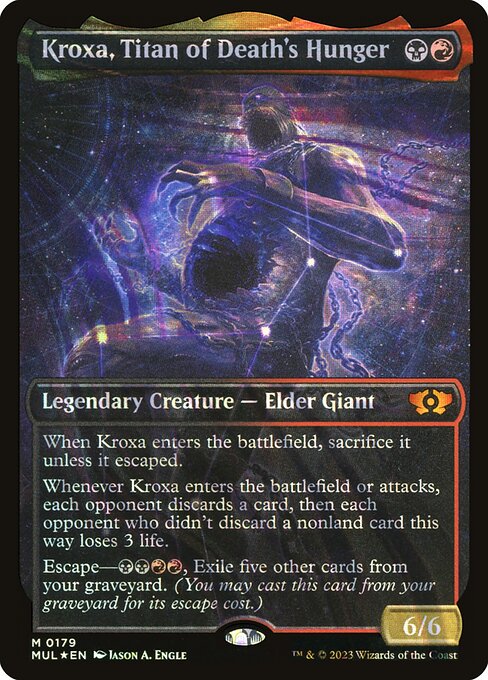 Kroxa, Titan of Death's Hunger — Multiverse Legends #179, art by Jason A. Engle