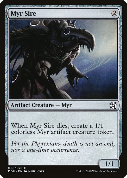Myr Sire — Duel Decks: Elves vs. Inventors #58, art by Jaime Jones