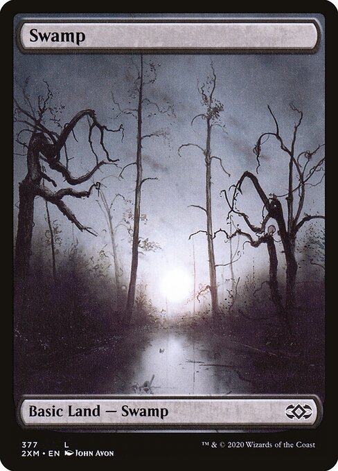 Swamp — Double Masters #377, art by John Avon