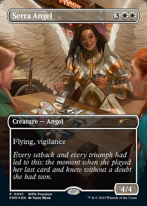 Serra Angel — Wizards Play Network 2024 #1, art by Jodie Muir