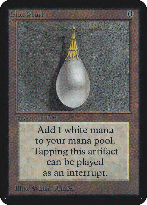 Mox Pearl — Limited Edition Alpha #263, art by Dan Frazier