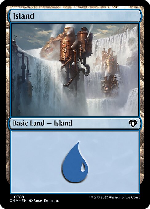 Island — Commander Masters #788, art by Adam Paquette
