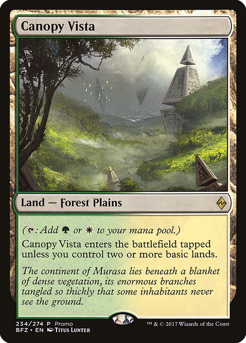Canopy Vista — BFZ Standard Series #234, art by Titus Lunter