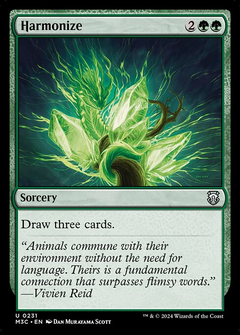Harmonize — Modern Horizons 3 Commander #231, art by Dan Murayama Scott