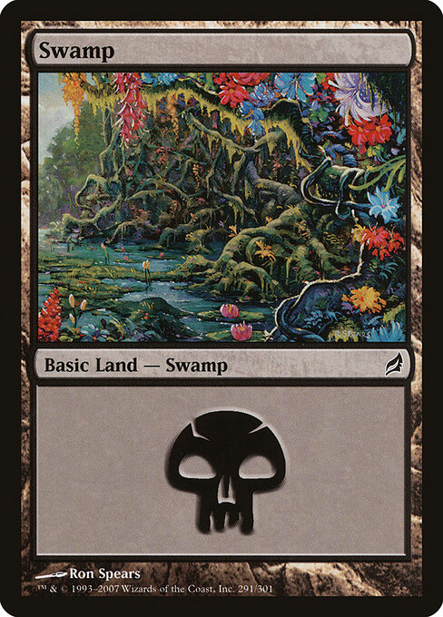 Swamp — Lorwyn #291, art by Ron Spears