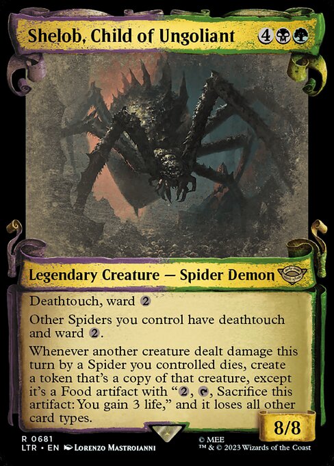 Shelob, Child of Ungoliant — The Lord of the Rings: Tales of Middle-earth #681, art by Lorenzo Mastroianni