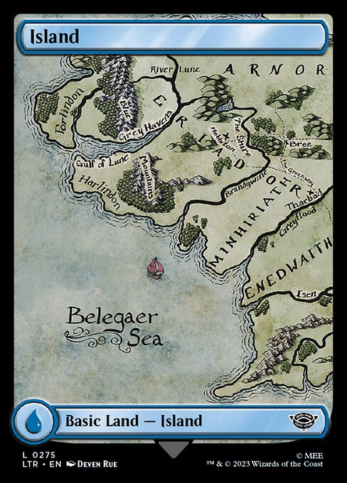 Island — The Lord of the Rings: Tales of Middle-earth #275, art by Deven Rue