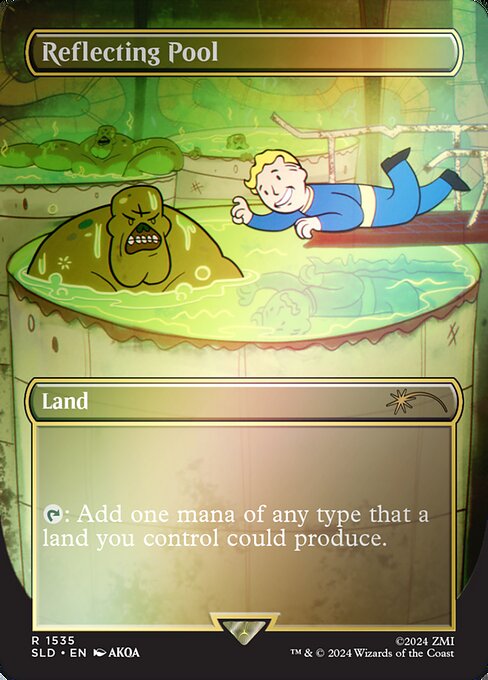 Reflecting Pool — Secret Lair Drop #1535★, art by AKQA