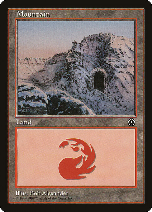 Mountain — Portal Second Age #162, art by Rob Alexander