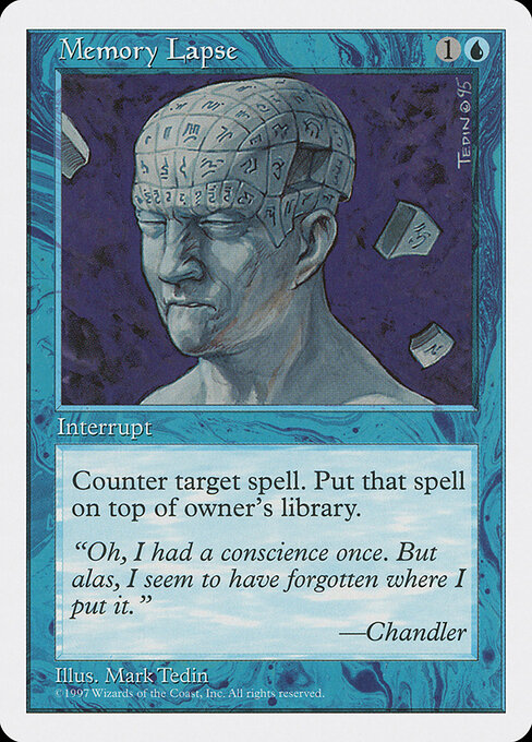 Memory Lapse — Fifth Edition #103, art by Mark Tedin